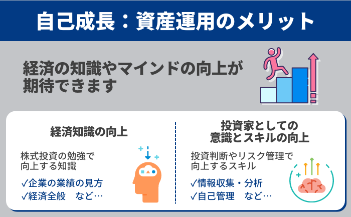 資産運用で得られるメリット - ④自己成長