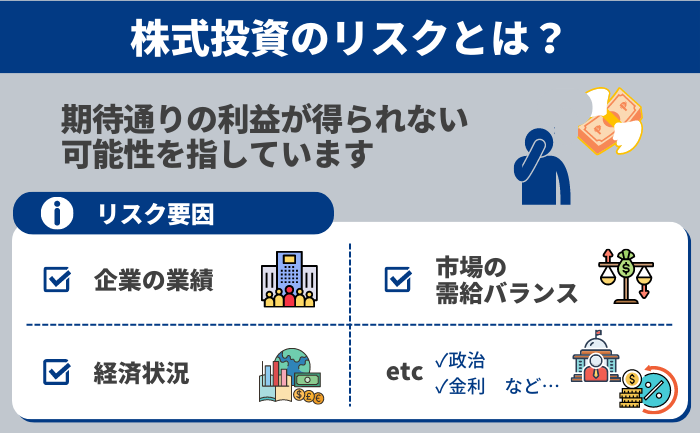 株式投資のリスクとは？