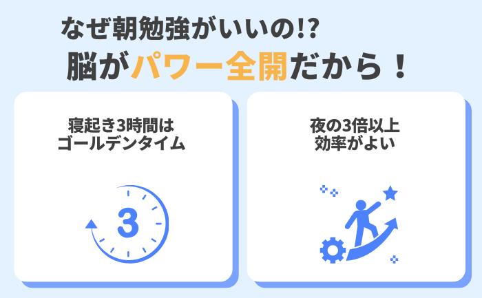 「脳活のゴールデンタイム」を活用できる